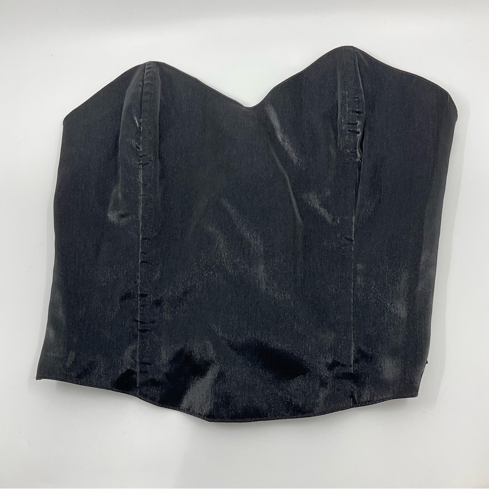 Vintage 90s Frederick’s of Hollywood Taffeta Bustier Corset Top